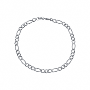 Pulseira Prateada Masculina Elo 3 por 1
